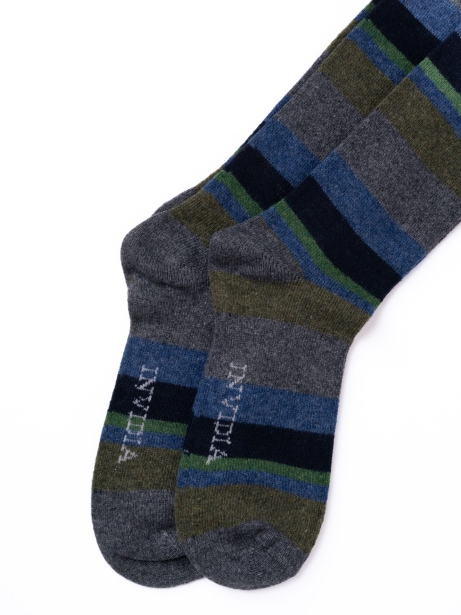 Calcetines de lana multirayas para hombre 2
