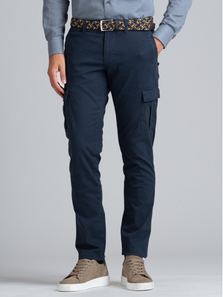Pantalones cargo hombre America pocket plain