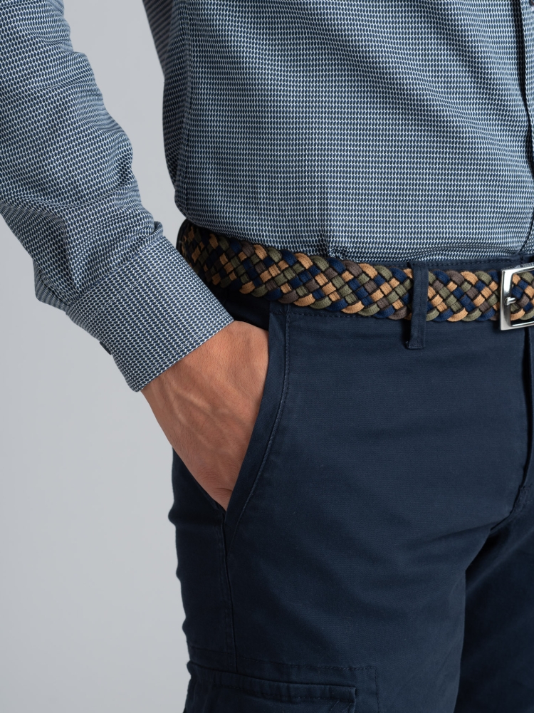 Pantalones cargo hombre America pocket plain