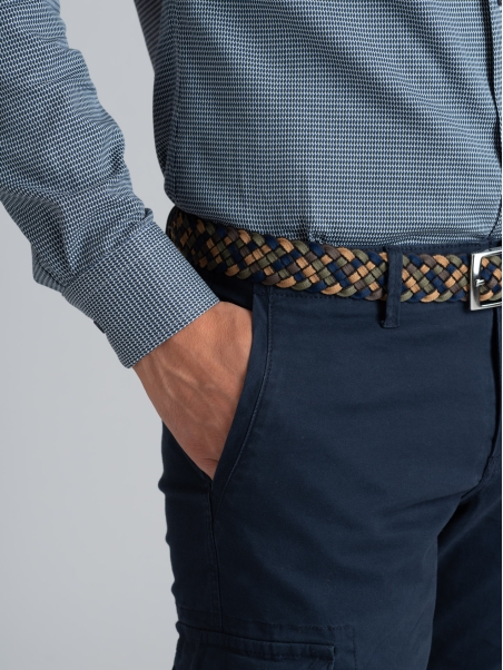 Pantalones cargo hombre America pocket plain