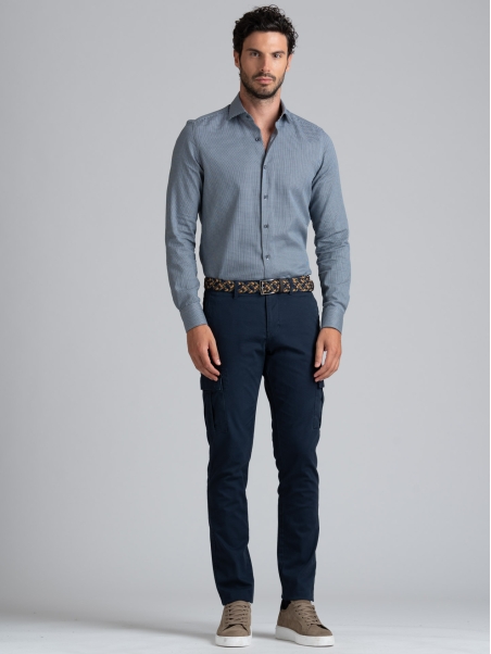 Pantalones cargo hombre America pocket plain