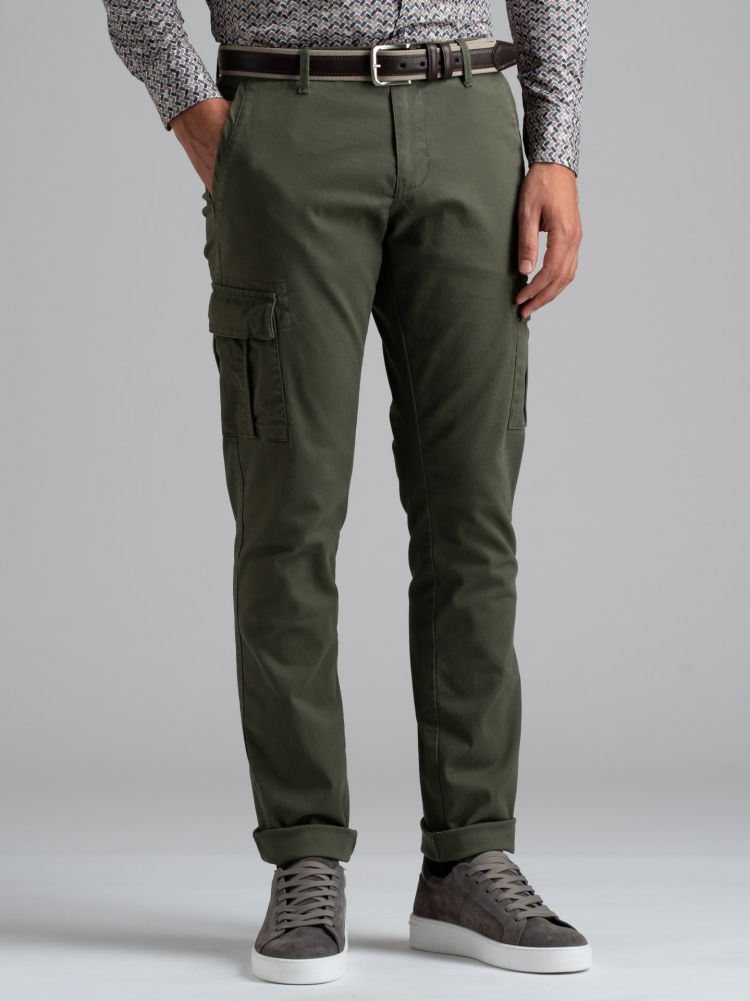 Pantalones cargo hombre America pocket plain