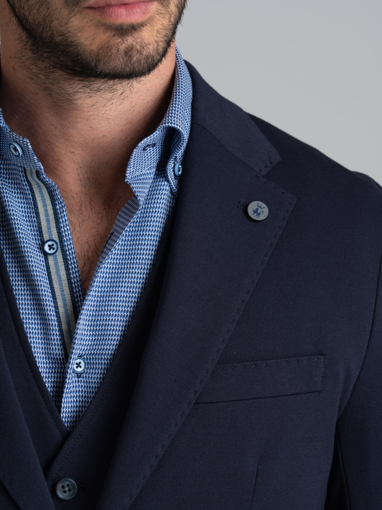 Chaqueta sin forro para hombre en Punto Milano Jersey
