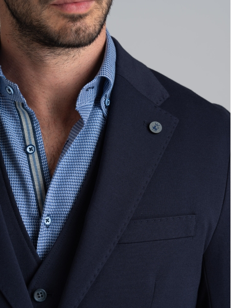 Chaqueta sin forro para hombre en Punto Milano Jersey