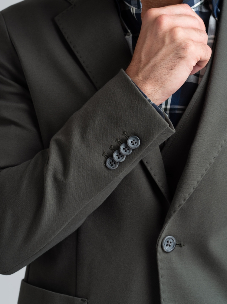 Chaqueta sin forro para hombre en Punto Milano Jersey