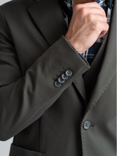 Chaqueta sin forro para hombre en Punto Milano Jersey