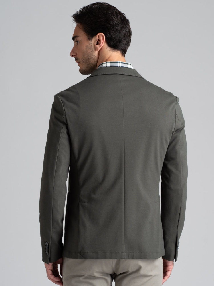 Chaqueta sin forro para hombre en Punto Milano Jersey