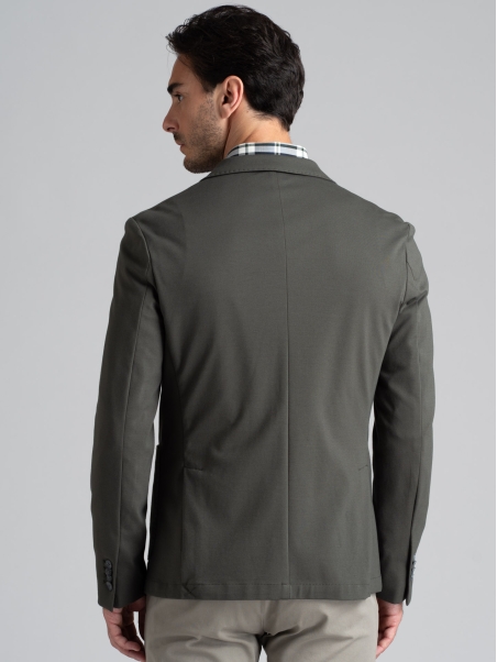 Chaqueta sin forro para hombre en Punto Milano Jersey