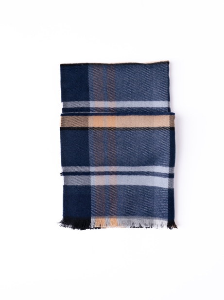 Pañuelo de tela diagonal para hombre con diseño de madrás 2