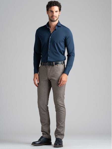 Pantalón chino de raya diplomática para hombre
