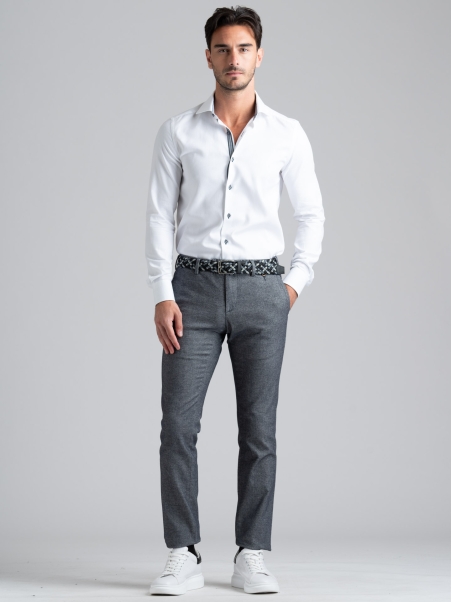 Pantalón chino de raya diplomática para hombre