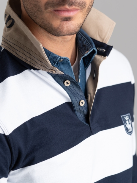 Polo de manga larga para hombre 2