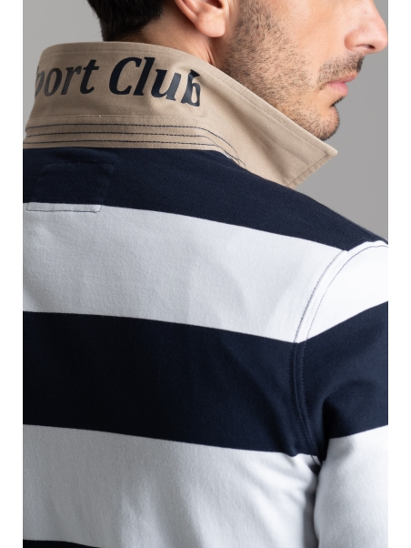 Polo de manga larga para hombre