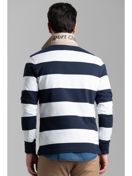 Polo de manga larga para hombre