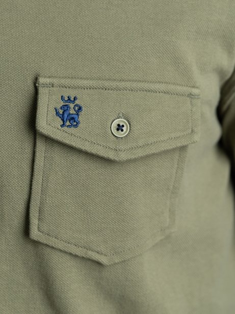 Polo de hombre de manga larga con bolsillo 2