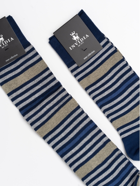 Calcetines de rayas para hombre