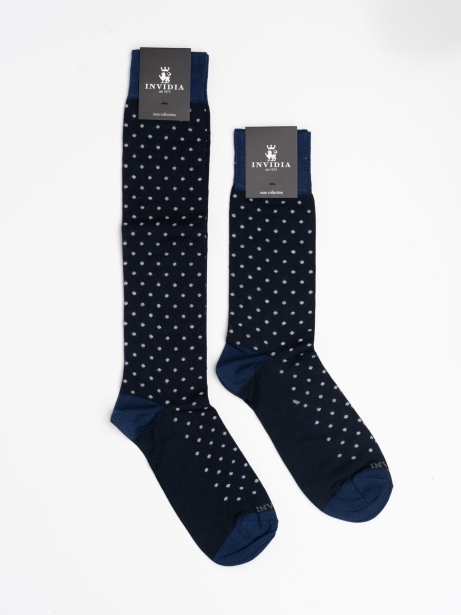 Calcetines de hombre con lunares pequeños 2