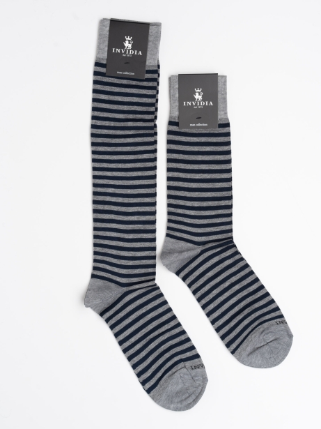 Calcetines uniformes multirayas para hombre 2