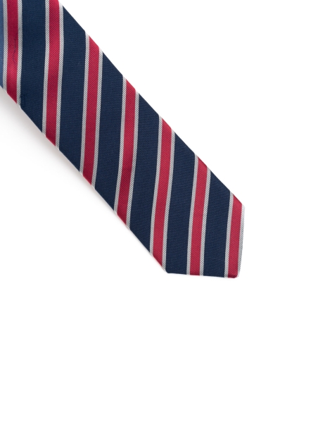 Corbata de seda a rayas del regimiento