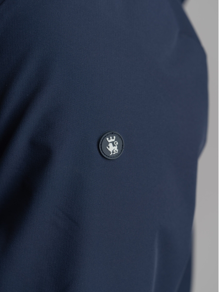 Chaqueta TECNO de hombre con cremallera completa, forro de punto y capucha