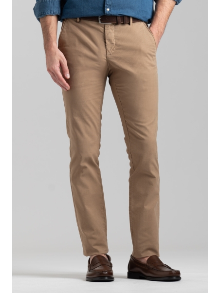 Pantalone uomo chino spina di pesce tasca America