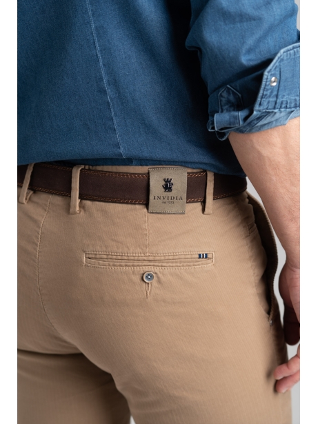 Pantalone uomo chino spina di pesce tasca America 2