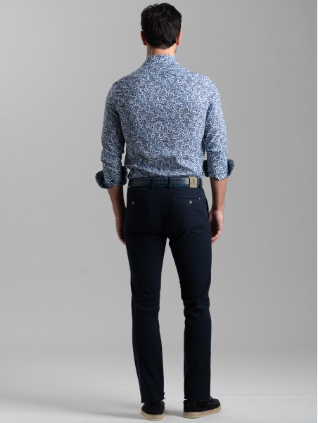 Pantalón chino hombre espiga bolsillo América