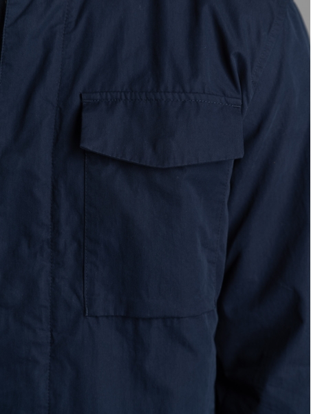 Giubbino uomo in nylon con tasche applicate