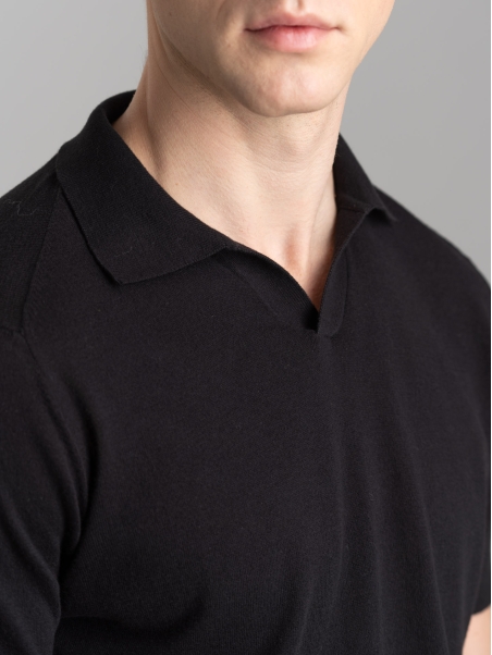 Polo de hombre con cuello Derby