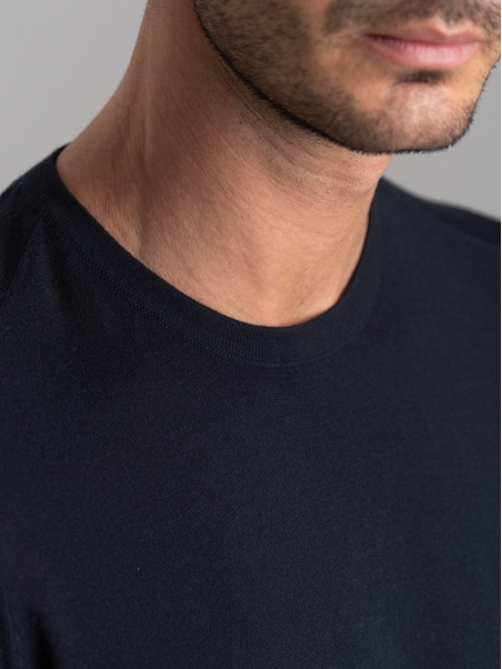 T-shirt uomo in maglia calata di cotone