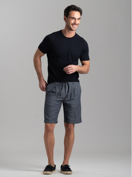 T-shirt uomo in maglia calata di cotone