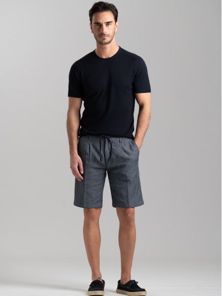 T-shirt uomo in maglia calata di cotone