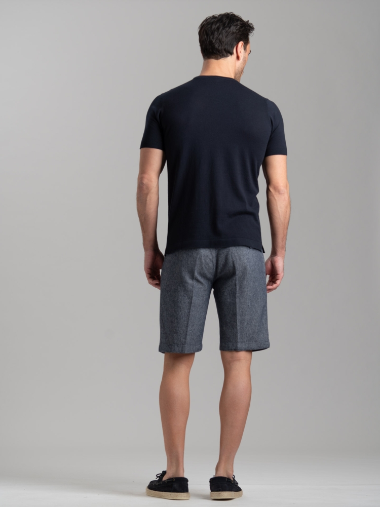 T-shirt uomo in maglia calata di cotone