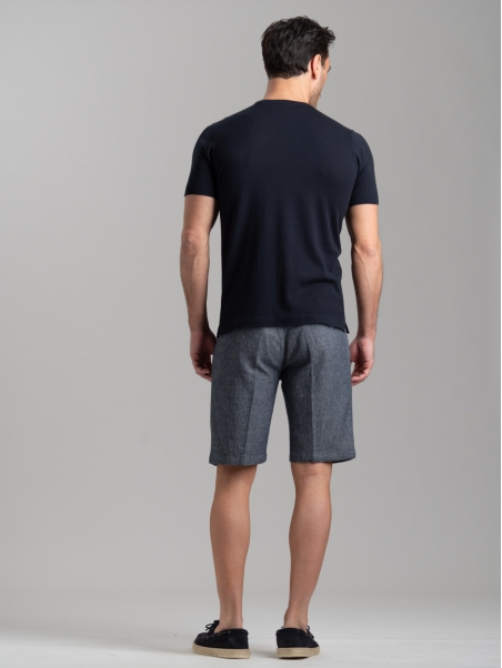 T-shirt uomo in maglia calata di cotone