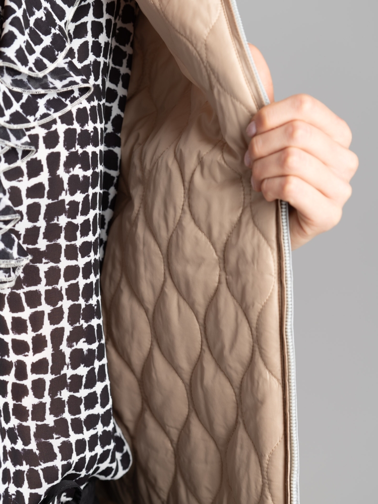 Chaqueta reversible para mujer de 100 g con capucha