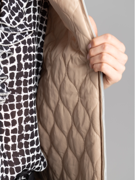 Chaqueta reversible para mujer de 100 g con capucha