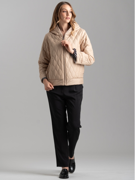Chaqueta reversible para mujer de 100 g con capucha