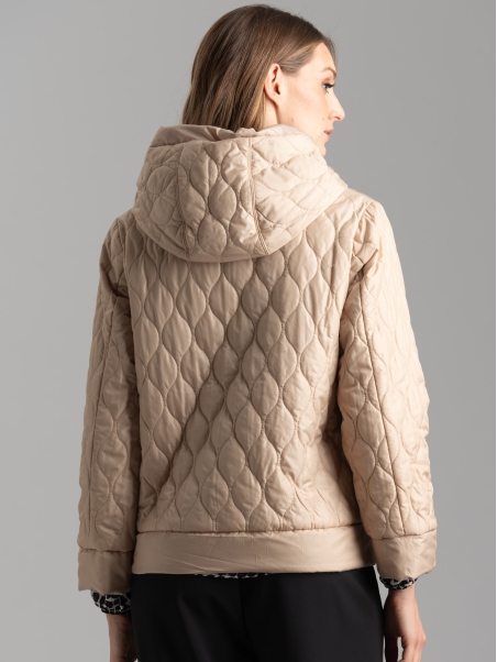 Giubbino donna 100 gr. reversibile con cappuccio