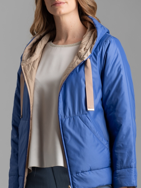 Chaqueta reversible para mujer de 100 g con capucha