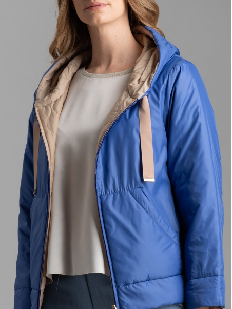 Chaqueta reversible para mujer de 100 g con capucha