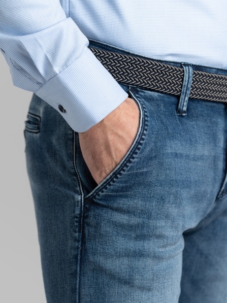 Pantalón vaquero americano azul medio lavado 2