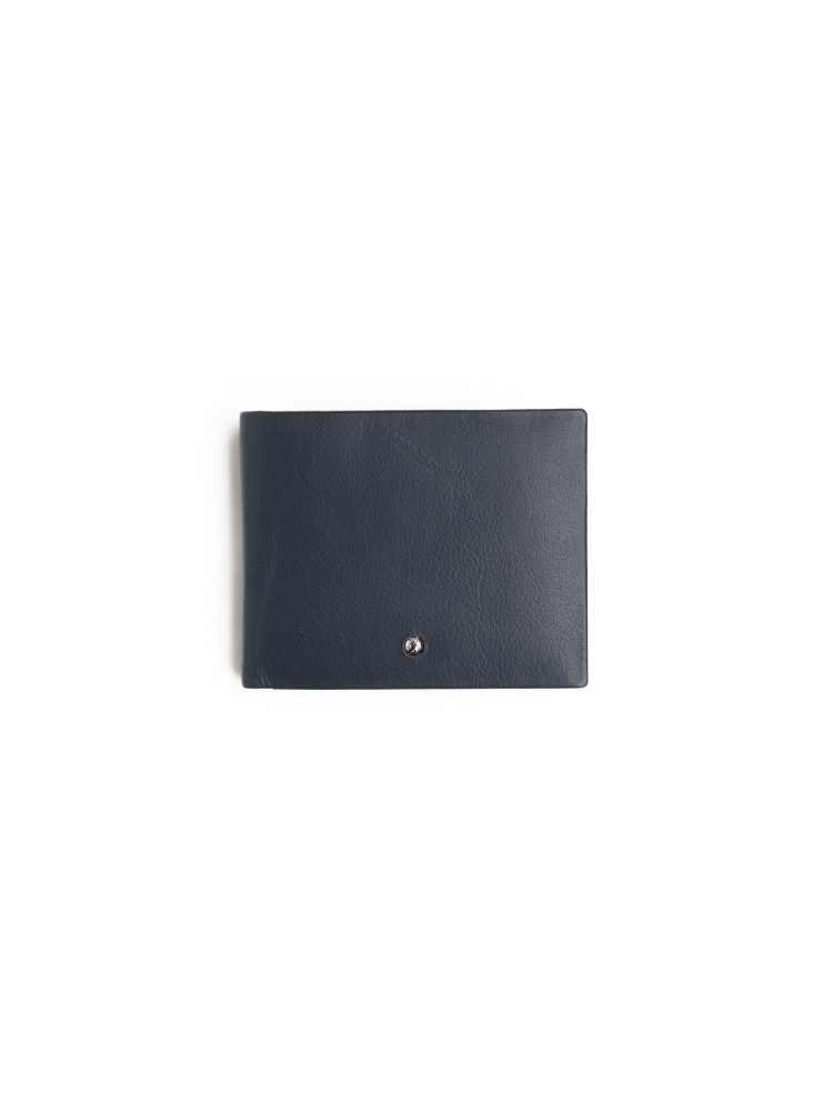 Cartera clásica de piel para hombre con monedero integrado