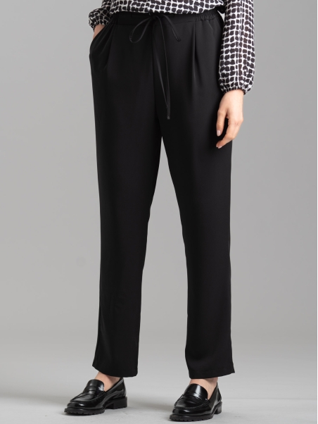 Pantalone donna fluido con coulisse