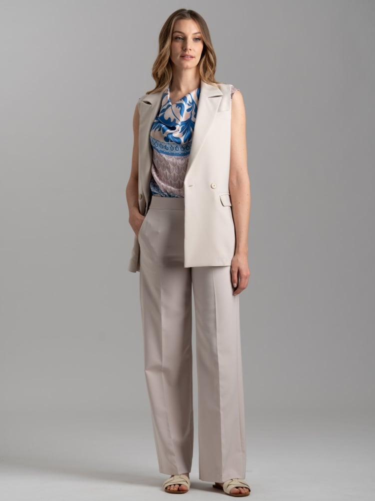 Giacca donna gilet doppio petto con laccio