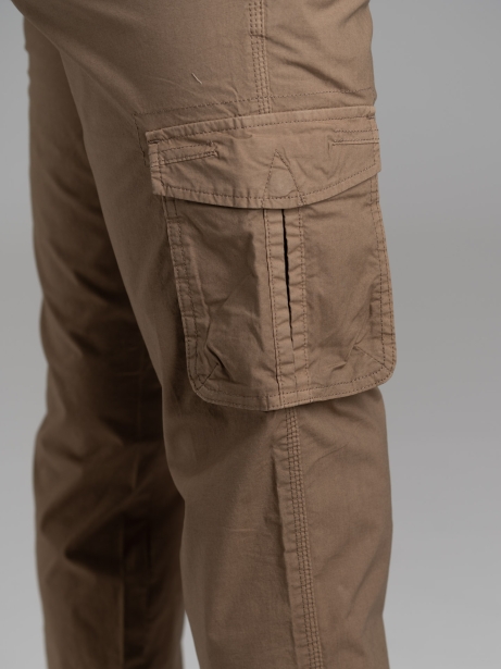 Pantalone uomo cargo in popeline super light con coulisse 2