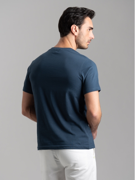 Camiseta de hombre con serigrafía "Saint Tropez