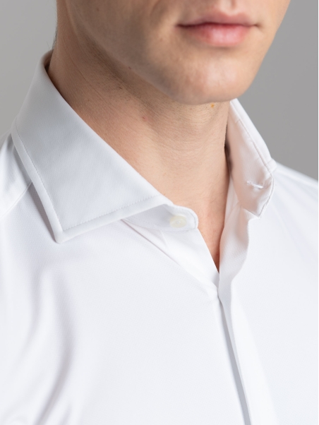 Camicia uomo TECNO tinta unita a mezza manica