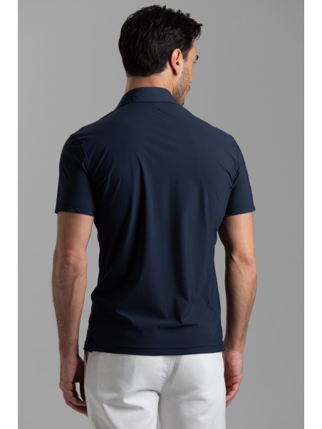 Camicia polo uomo TECNO tinta unita a mezza manica