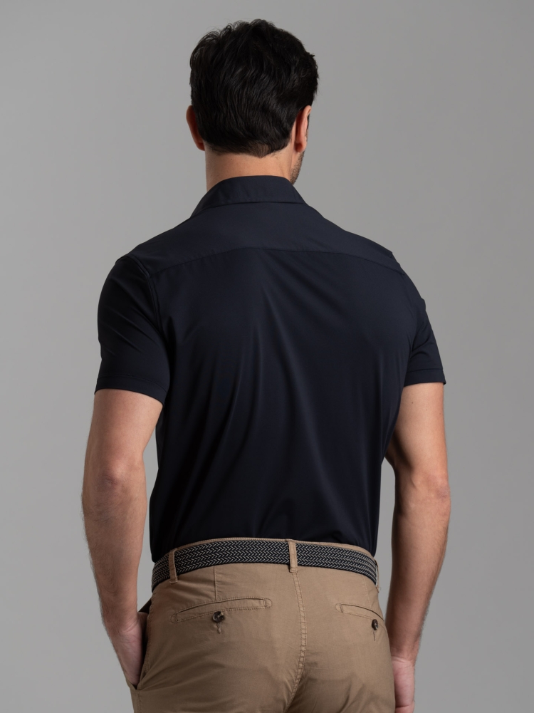Camicia uomo TECNO tinta unita a mezza manica