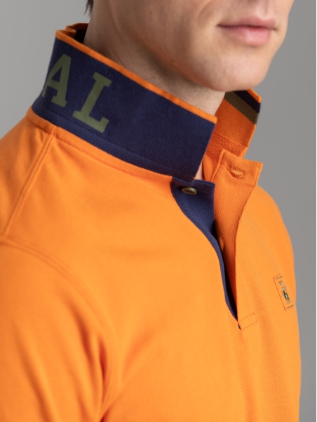 Polo uomo mezza manica con dettagli sportivi